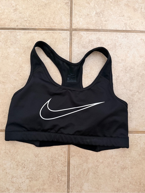 Nike Other - GUC Nike Dri-FIT Black Swoosh Racerback Sports Bra